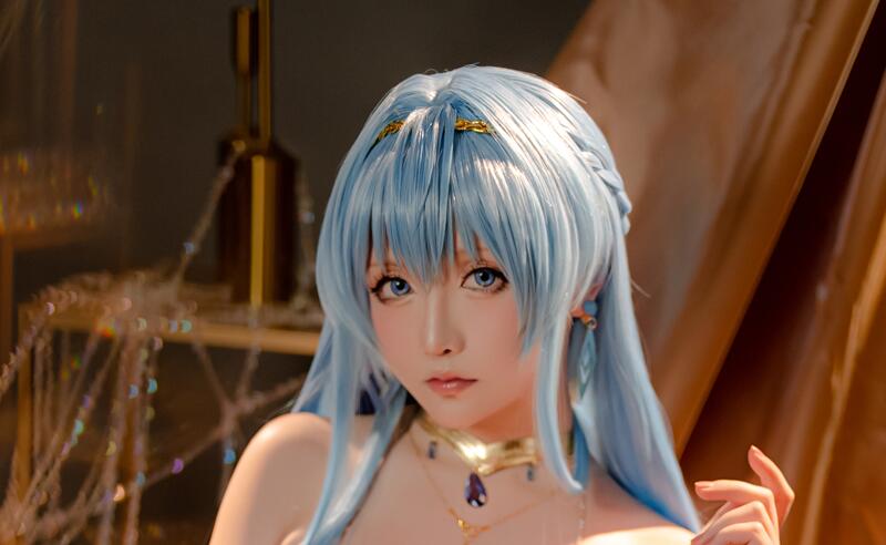 星之迟迟cos Nikke-海伦写真+视频+延期补偿写真