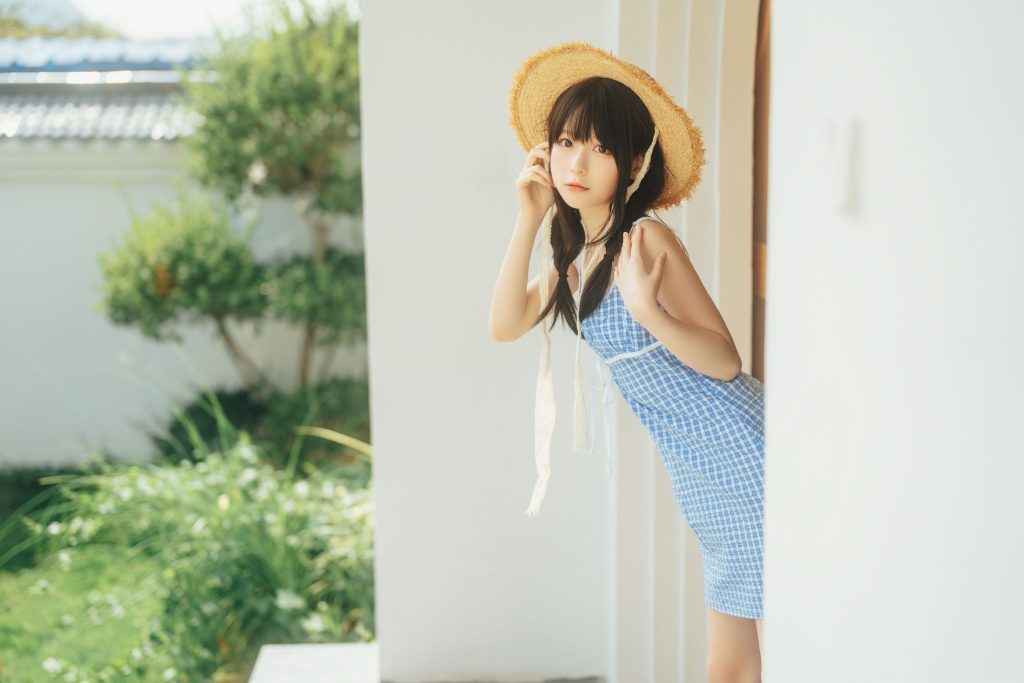 迷之呆梨(发条少女)夏末COS写真套图