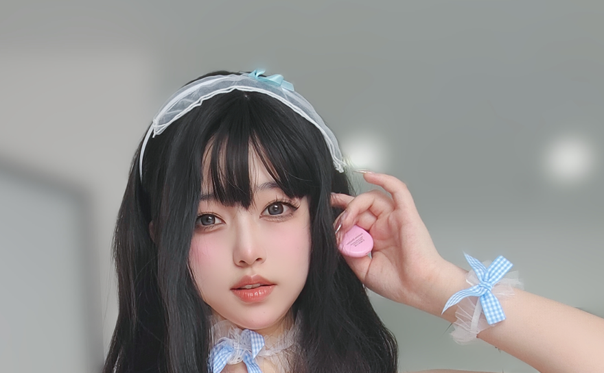 女主Kcos蒂法+蓝色泳装女仆+24年5月会员专属订阅写真