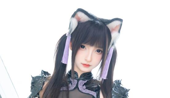 神楽坂真冬cos旗袍猫女写真+视频合集