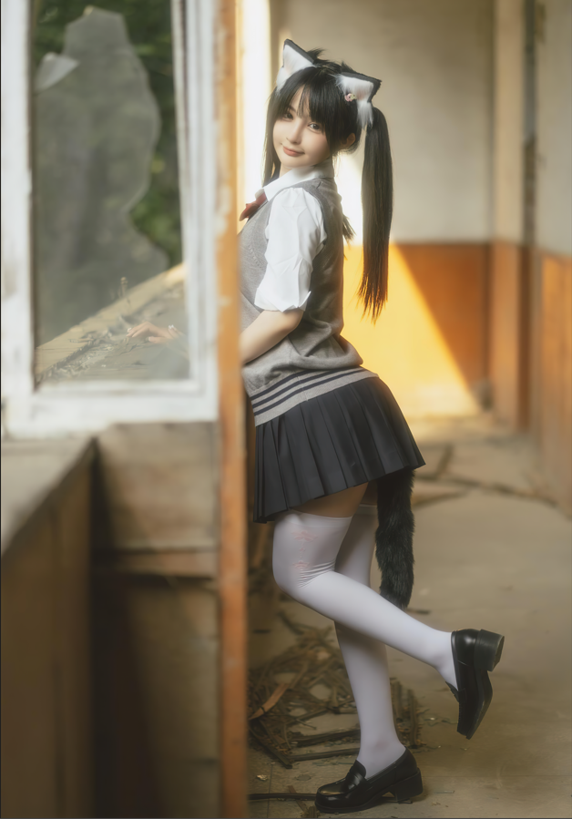 樱井宁宁cos人妻+废墟jk写真合集