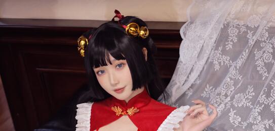 阿包也是兔娘cos中华娘+拉姆+玫瑰写真合集