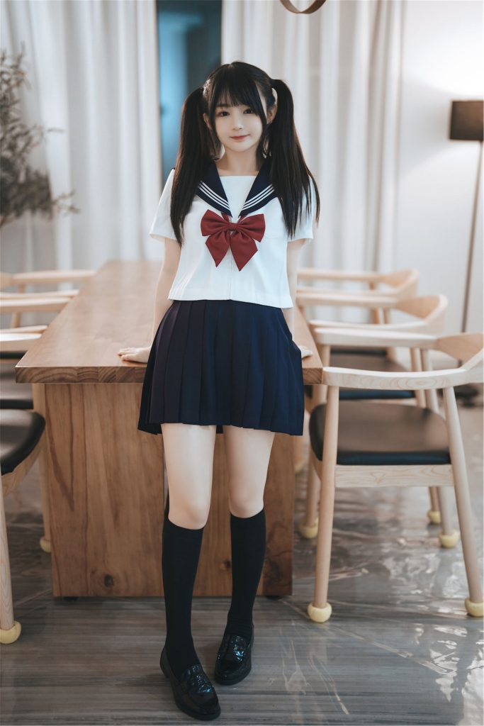 樱井宁宁 COS双马尾JK+黑丝死库水写真合集